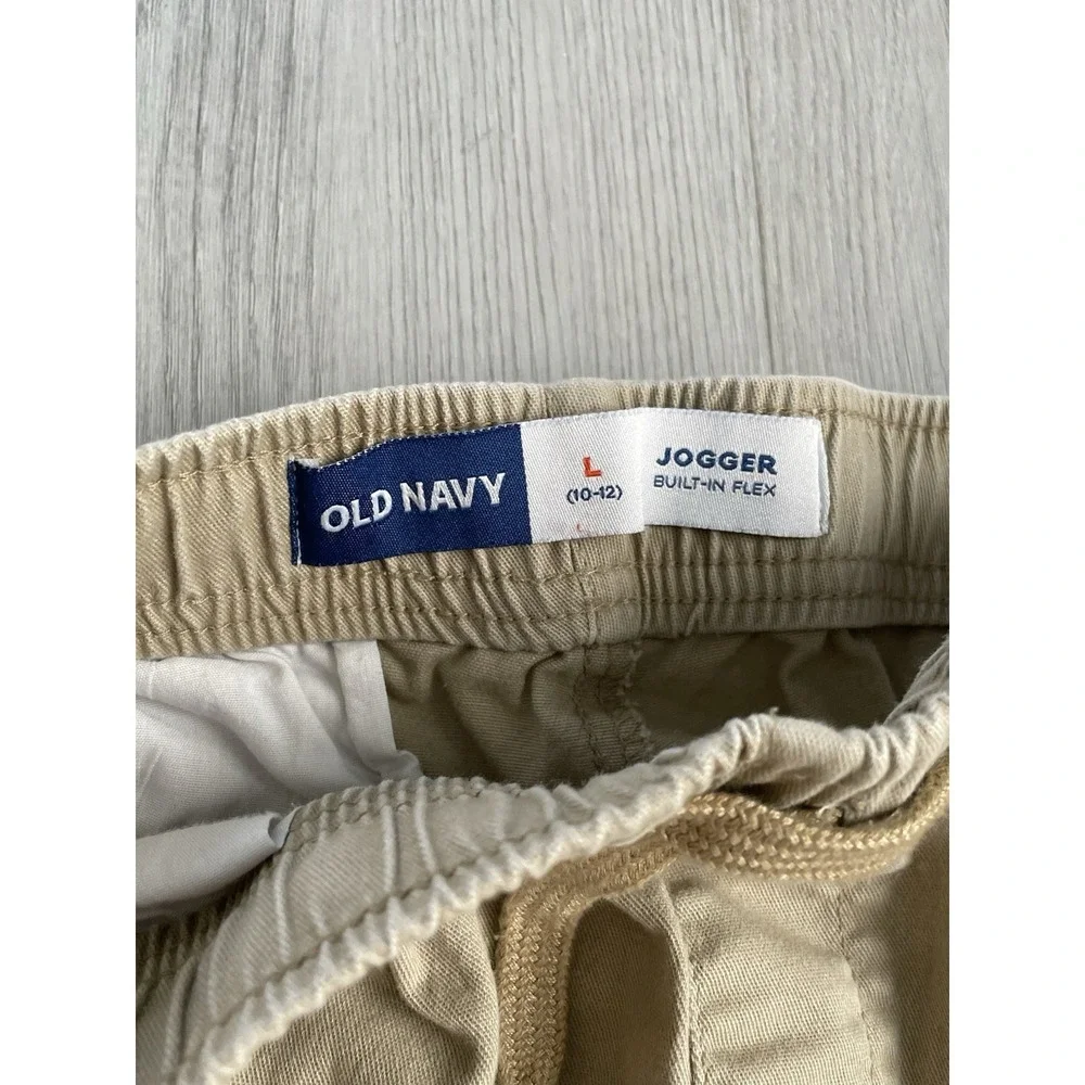 Lot of 5 Old Navy‎ Boy's 4 Shorts & 1 Pants Khaki & Black in Size Large